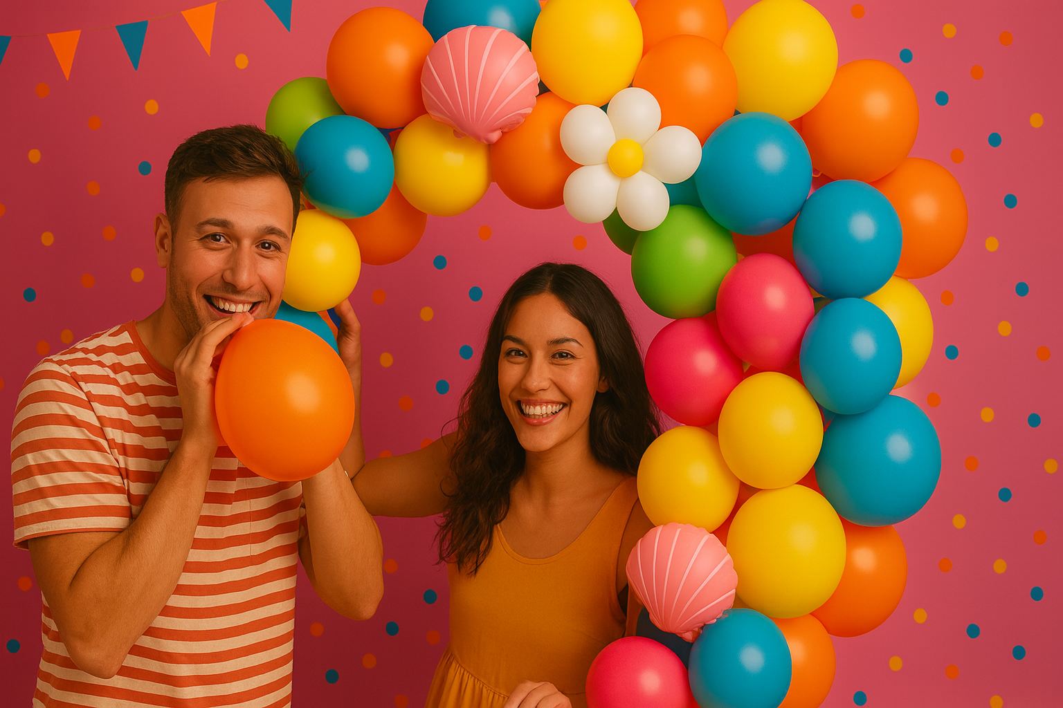 Ballonnenboog decoratie